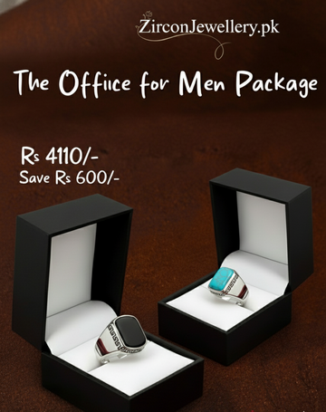 The Office For Men ( Black onyx Ring + Feroza Ring )