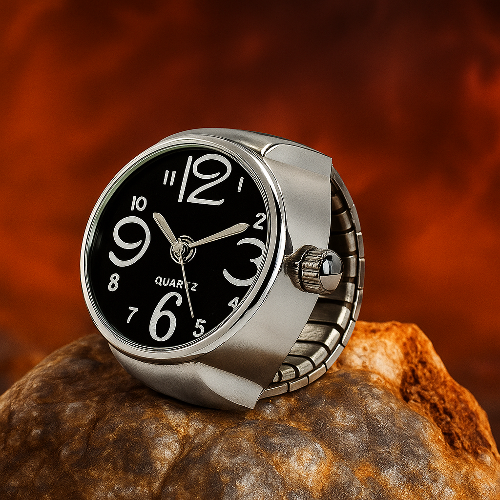 Unisex Watch Ring - Adjustable size ( Unisex )
