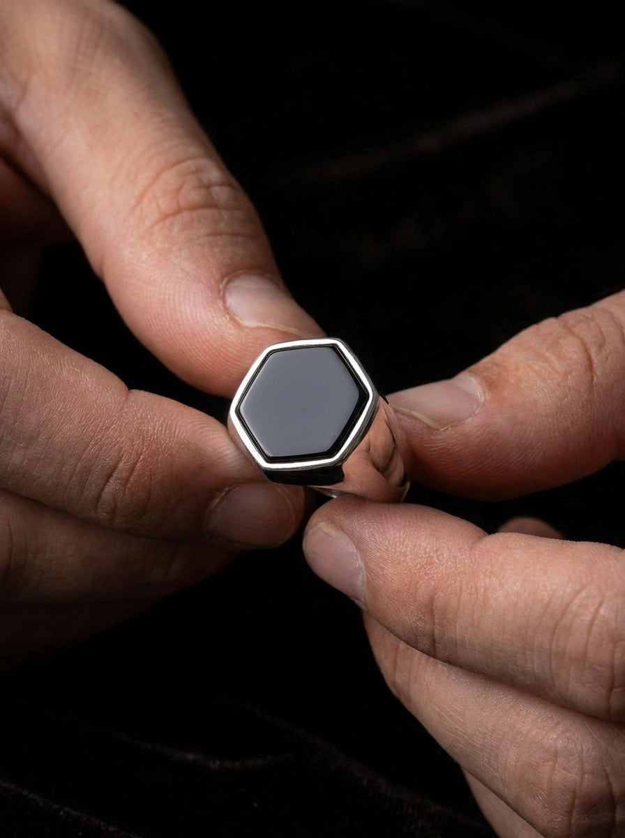 Hexagon Stylish Ring