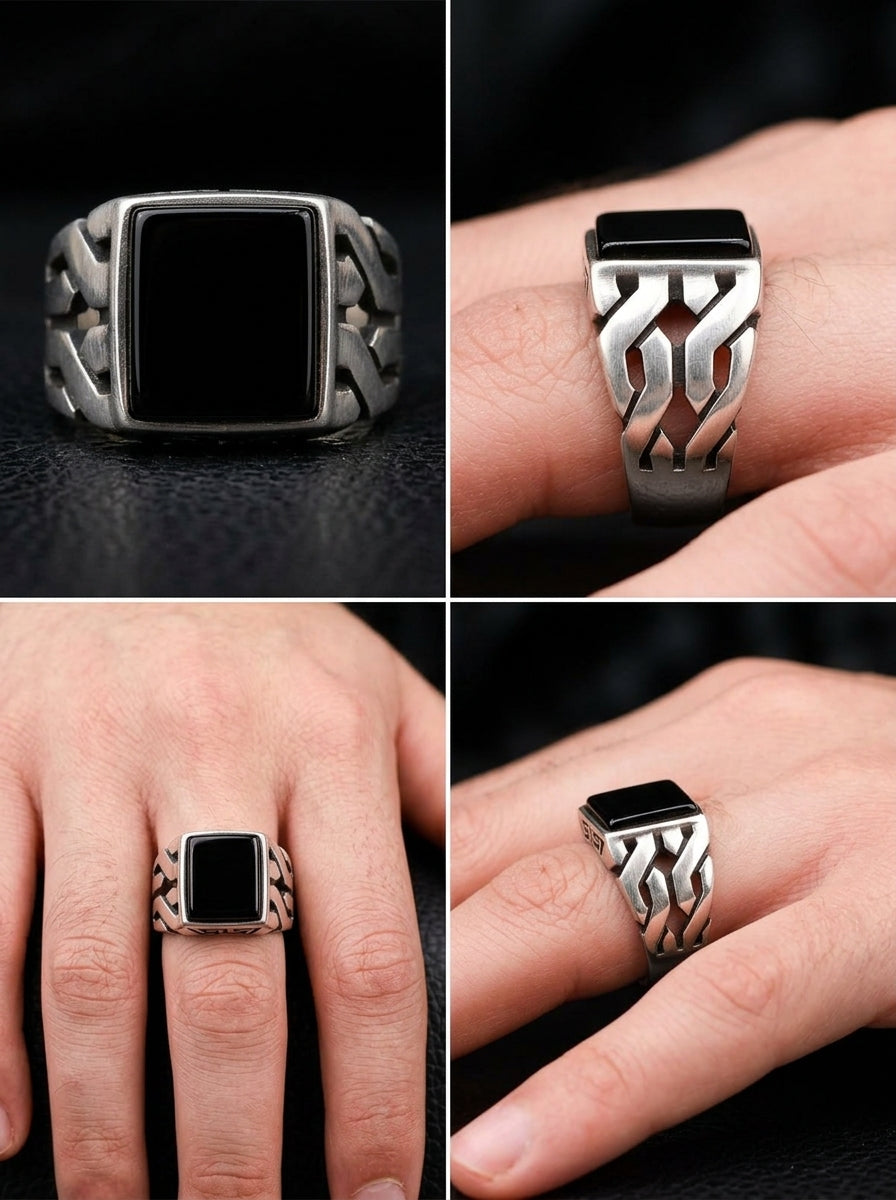 Grill Onyx Ring