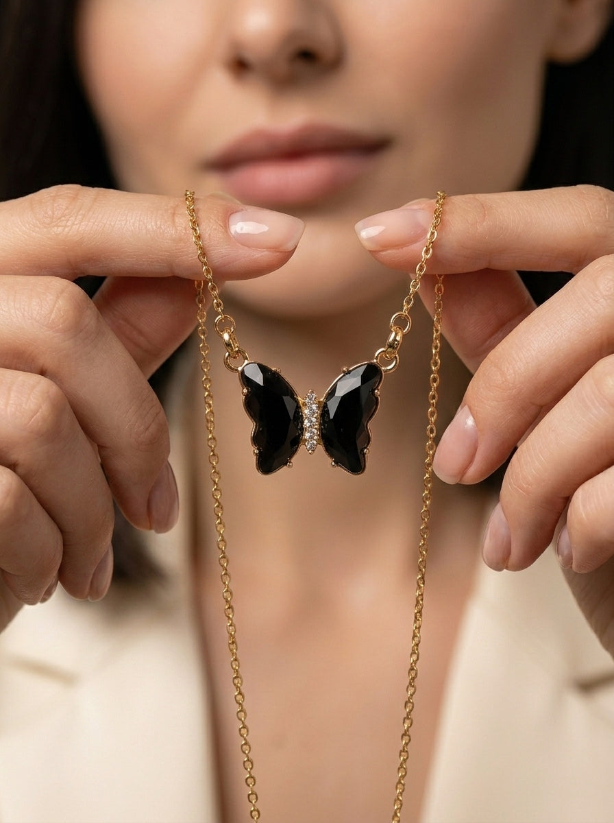 Black butterfly Pandent