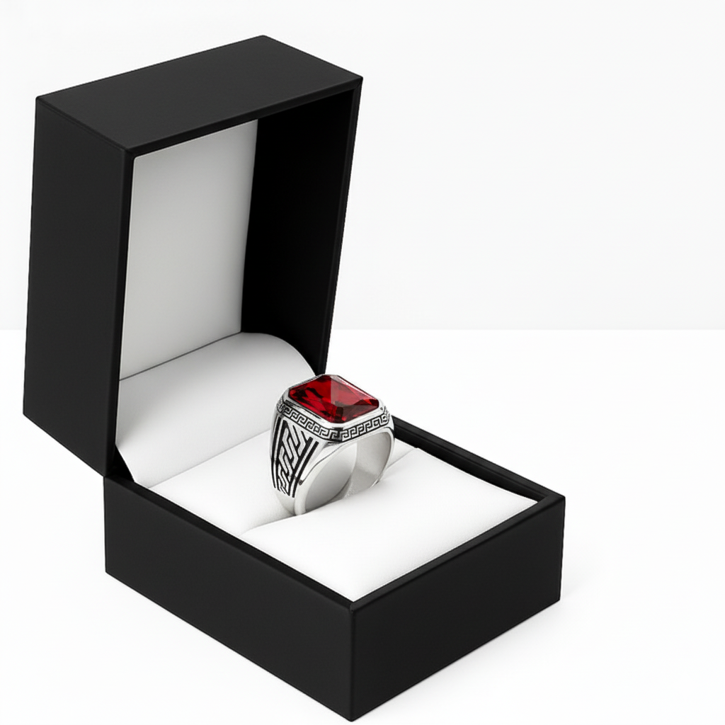 Ancient Greek Mythology - Ruby Ring