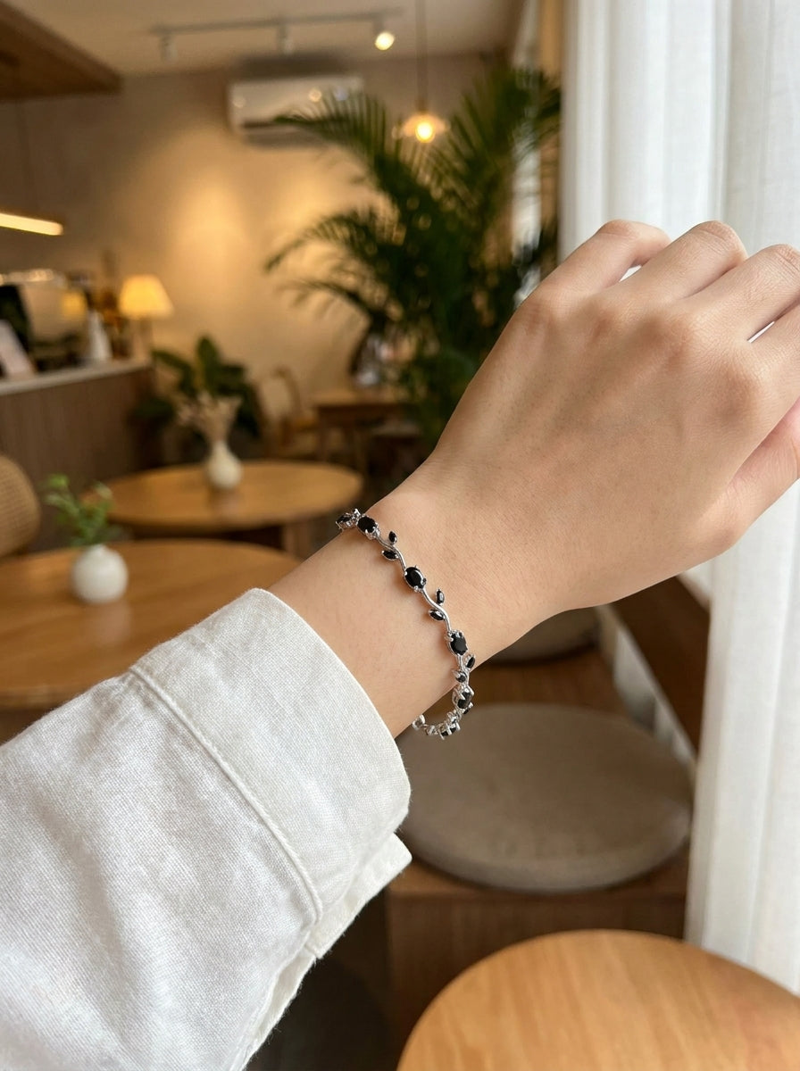 Leaves Bracelet Silver