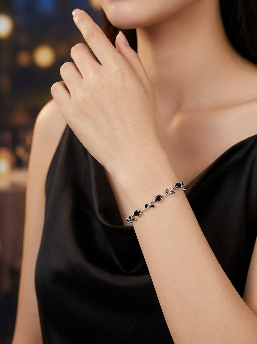 Leaves Bracelet Silver