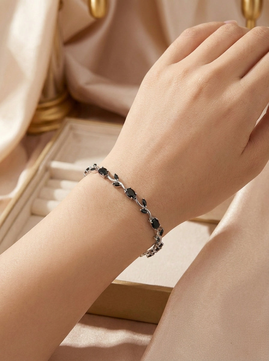 Leaves Bracelet Silver