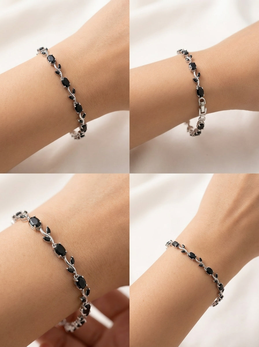 Leaves Bracelet Silver