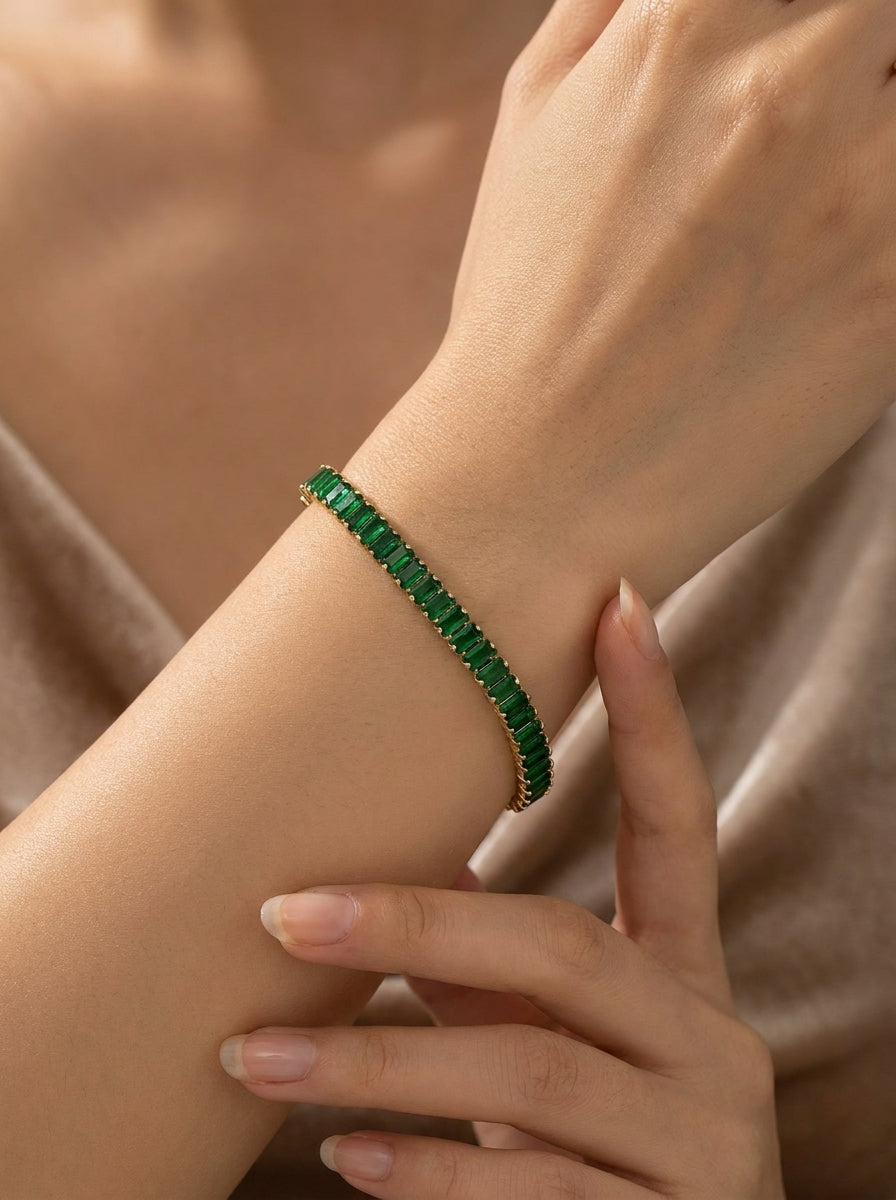 Emerald Crystal Bracelet