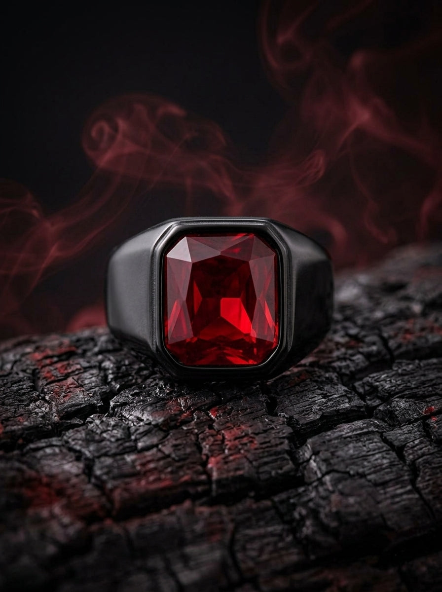 Ancient Greek - Red Turkish Ring