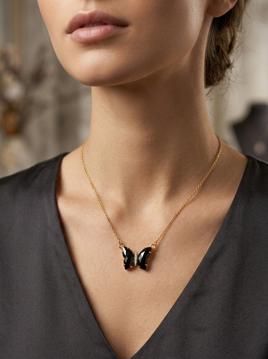 Black butterfly Pandent