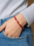 Ruby Crystal Bracelet