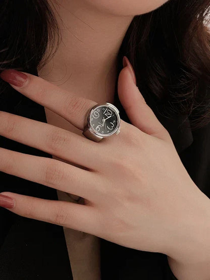 Unisex Watch Ring - Adjustable size ( Unisex )