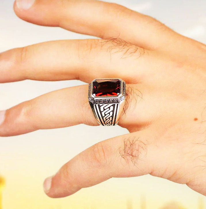 Ancient Greek Mythology - Ruby Ring