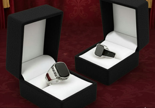 Famous Ring Set (Black Onyx Ring+ Ertugrul Turkish Ring)