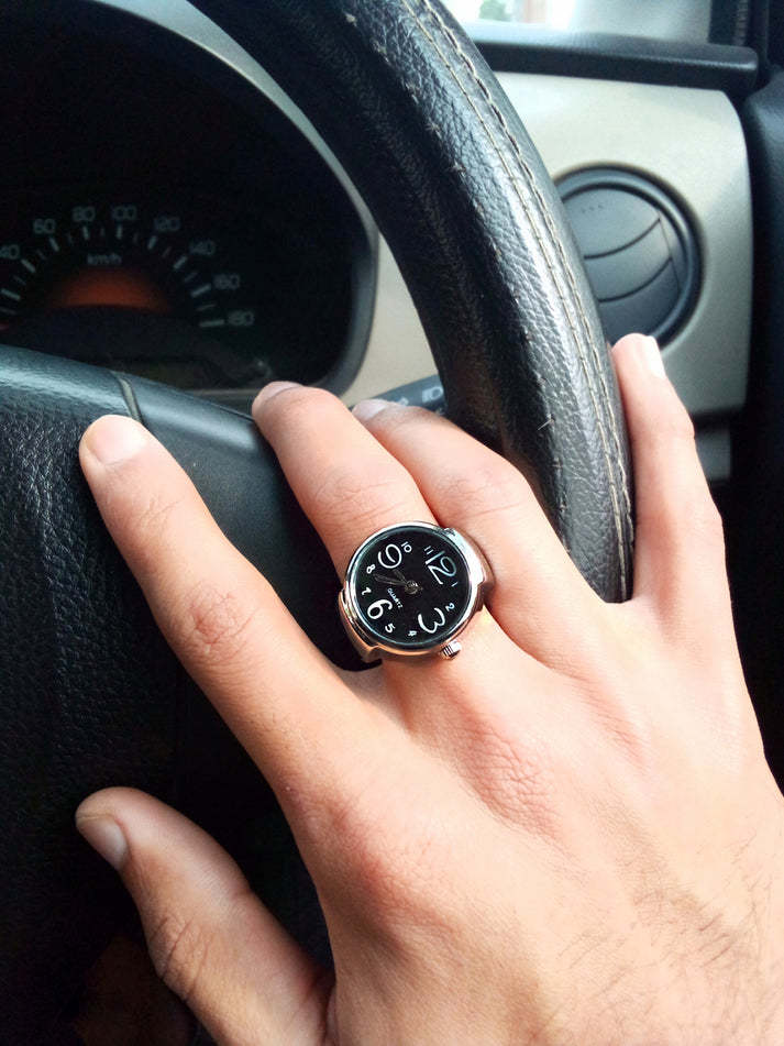Unisex Watch Ring - Adjustable size ( Unisex )