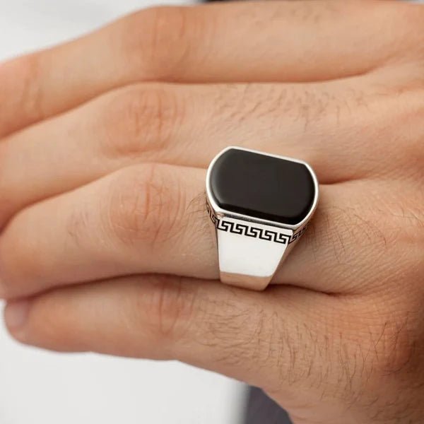 PURE BLACK Onyx RING
