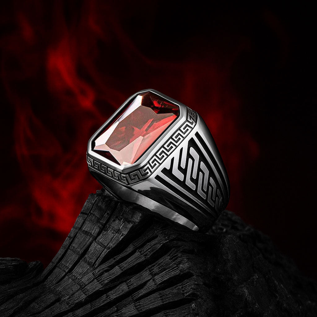 Ancient Greek Mythology - Ruby Ring